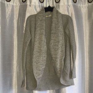 Women's grey marble cardigan sz M